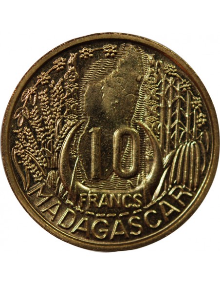 MADAGASCAR - 10 FRANCS 1953 ESSAI