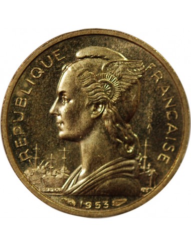 MADAGASCAR - 10 FRANCS 1953 ESSAI