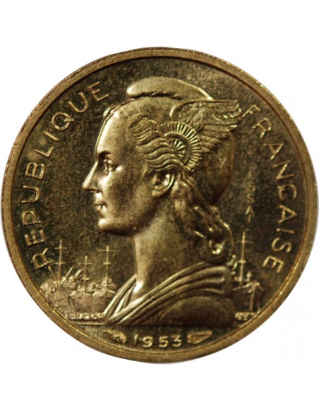 MADAGASCAR - 10 FRANCS 1953 ESSAI