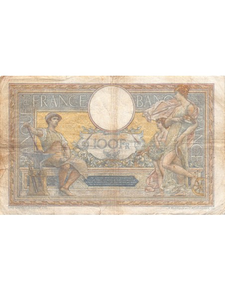 FRANCE, LUC-OLIVIER MERSON - 100 FRANCS 07/06/1923 - TB