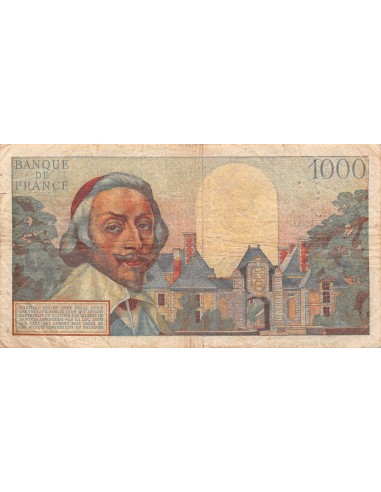 FRANCE, RICHELIEU - 1000 FRANCS 06/05/1954 - SÉRIE C.39 - TB