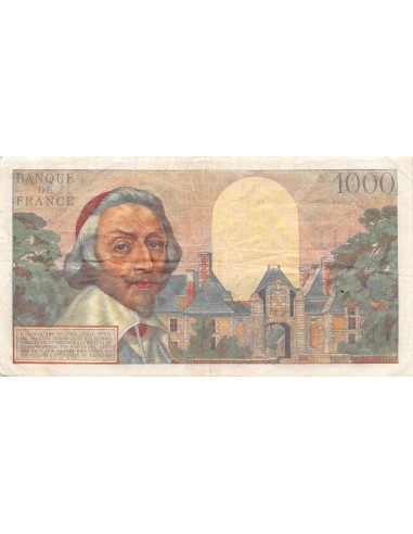FRANCE, RICHELIEU - 1000 FRANCS 01/09/1955 - SÉRIE J.191 - PTTB