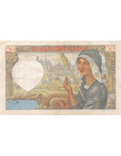 FRANCE, JACQUES COEUR - 50 FRANCS 13/03/1941 - SÉRIE B.46 - TTB 2