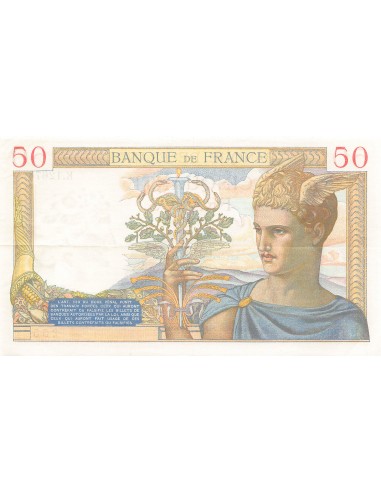 FRANCE, CÉRÈS - 50 FRANCS 22/02/1940 - PSUP