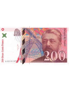 FRANCE, GUSTAVE EIFFEL - 200 FRANCS 1996 - TTB+ 2
