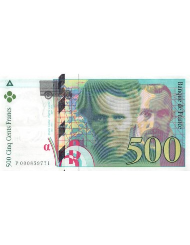 FRANCE, PIERRE ET MARIE CURIE - 500 FRANCS 1994 - TTB+