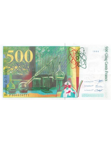 FRANCE, PIERRE ET MARIE CURIE - 500 FRANCS 1994 - TTB+