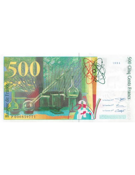 FRANCE, PIERRE ET MARIE CURIE - 500 FRANCS 1994 - TTB+