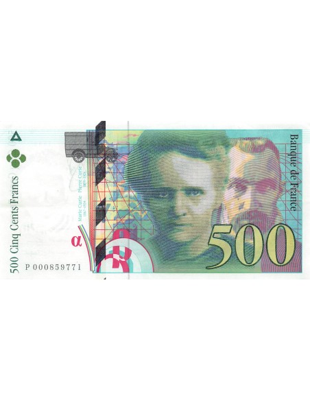 FRANCE, PIERRE ET MARIE CURIE - 500 FRANCS 1994 - TTB+