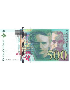 FRANCE, PIERRE ET MARIE CURIE - 500 FRANCS 1994 - PSUP 2