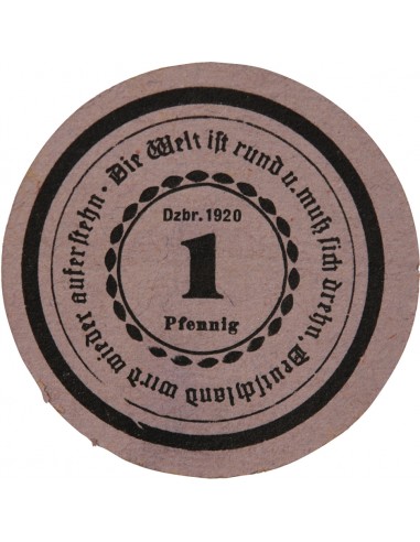 ALLEMAGNE, GÖRLITZ - 1 PFENNIG 1920