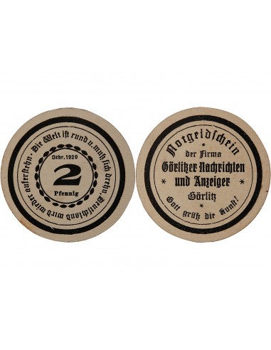 ALLEMAGNE, GÖRLITZ - 1 PFENNIG 1920