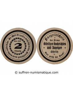 ALLEMAGNE, GÖRLITZ - 1 PFENNIG 1920