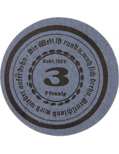 ALLEMAGNE, GÖRLITZ - 3 PFENNIG 1920