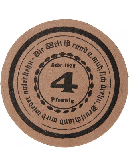 ALLEMAGNE, GÖRLITZ - 4 PFENNIG 1920