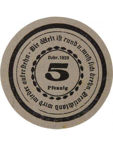 ALLEMAGNE, GÖRLITZ - 5 PFENNIG 1920