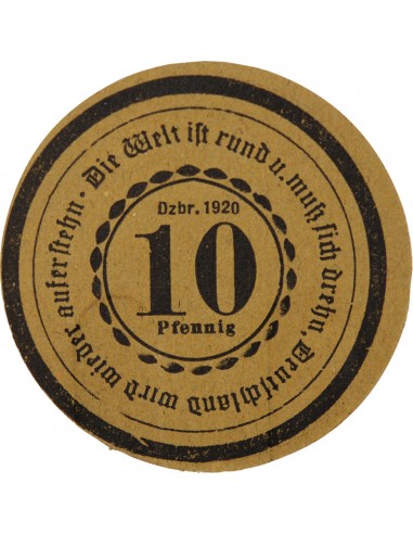 ALLEMAGNE, GÖRLITZ - 10 PFENNIG 1920