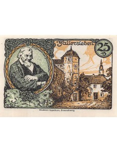 ALLEMAGNE, FALLERSLEBEN - 25 PFENNIG 1921 2
