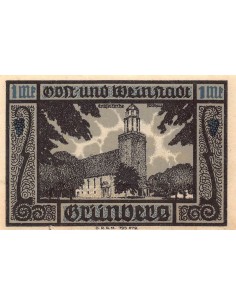 ALLEMAGNE, GRÜNBERG - 1 MARK 2