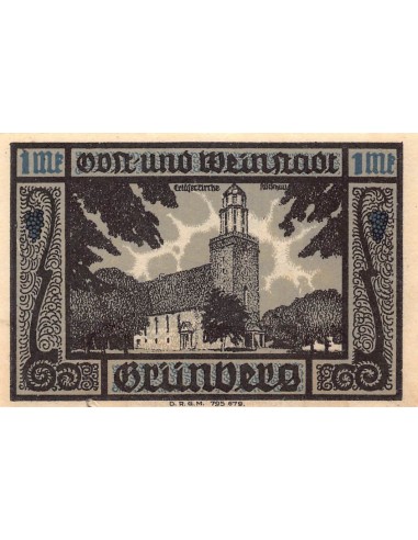 ALLEMAGNE, GRÜNBERG - 1 MARK