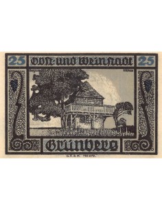 ALLEMAGNE, GRÜNBERG - 25 PFENNIG 2