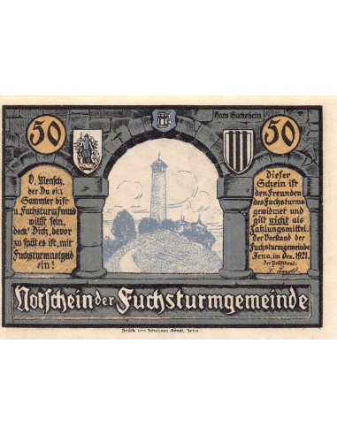 ALLEMAGNE, IENA - 50 PFENNIG 1921