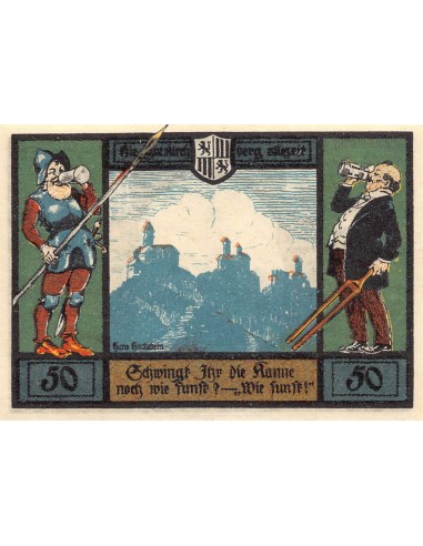 ALLEMAGNE, IENA - 50 PFENNIG 1921