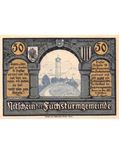 ALLEMAGNE, IENA - 50 PFENNIG 1921