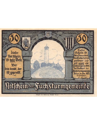 ALLEMAGNE, IENA - 50 PFENNIG 1921