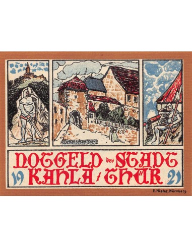 ALLEMAGNE, KAHLA - 10 PFENNIG 1921