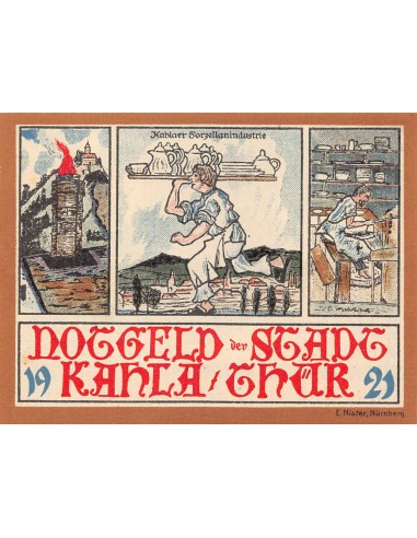 ALLEMAGNE, KAHLA - 25 PFENNIG 1921