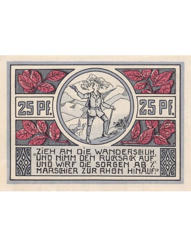 ALLEMAGNE, DERMBACH - 25 PFENNIG 1921