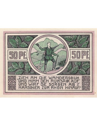 ALLEMAGNE, DERMBACH - 50 PFENNIG 1921