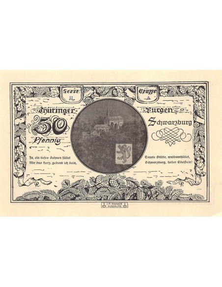 ALLEMAGNE, KAHLA - 50 PFENNIG 1921