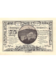 ALLEMAGNE, KAHLA - 75 PFENNIG 1921