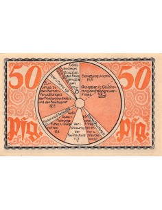 ALLEMAGNE, KAHLA - 50 PFENNIG 1921 2