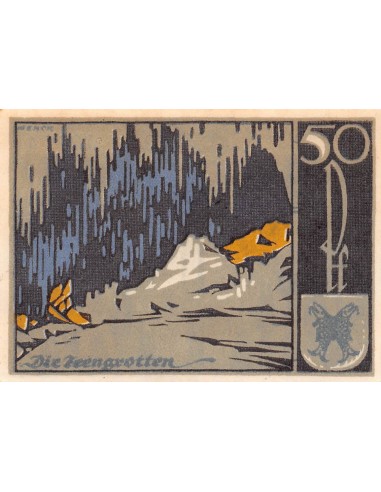 ALLEMAGNE, SAALFELD - 50 PFENNIG 1921