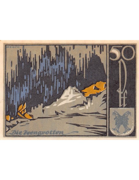 ALLEMAGNE, SAALFELD - 50 PFENNIG 1921