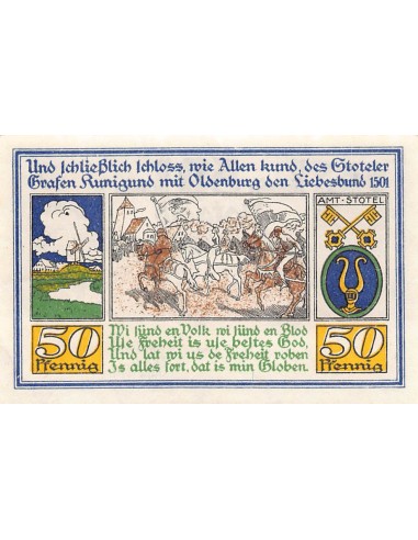 ALLEMAGNE, STOTEL - 50 PFENNIG 1921