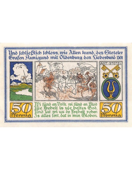 ALLEMAGNE, STOTEL - 50 PFENNIG 1921