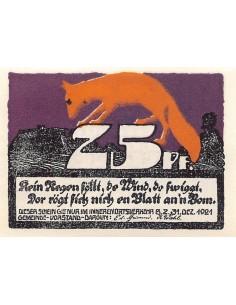 ALLEMAGNE, DARGUN - 25 PFENNIG 1921 2