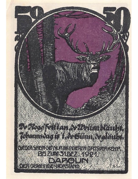 ALLEMAGNE, DARGUN - 50 PFENNIG 1921