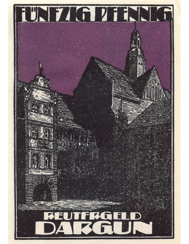 ALLEMAGNE, DARGUN - 50 PFENNIG 1921