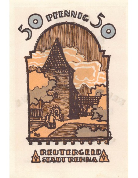 ALLEMAGNE, REHNA - 50 PFENNIG 1922