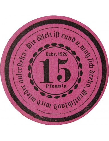 ALLEMAGNE, GÖRLITZ - 15 PFENNIG 1920