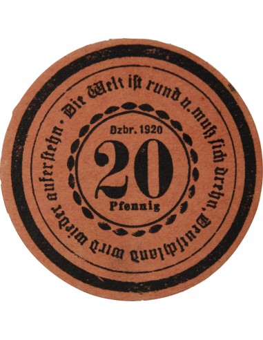 ALLEMAGNE, GÖRLITZ - 20 PFENNIG 1920
