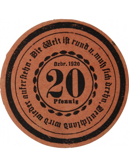 ALLEMAGNE, GÖRLITZ - 20 PFENNIG 1920