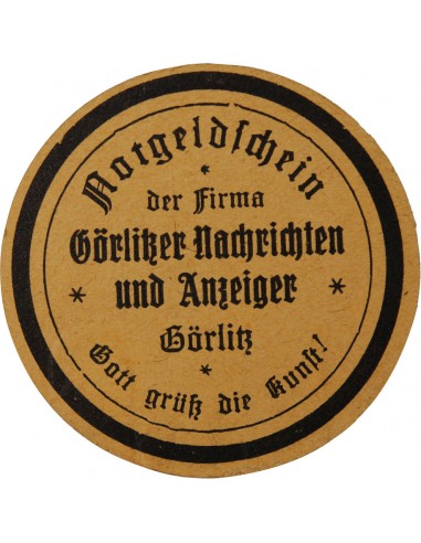ALLEMAGNE, GÖRLITZ - 25 PFENNIG 1920