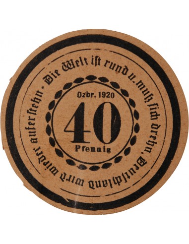 ALLEMAGNE, GÖRLITZ - 40 PFENNIG 1920