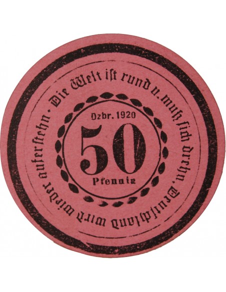 ALLEMAGNE, GÖRLITZ - 50 PFENNIG 1920